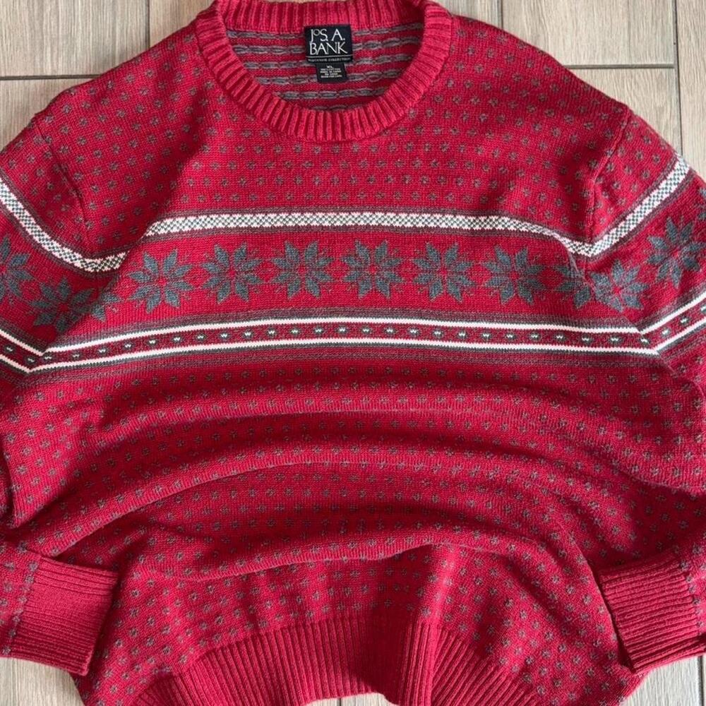 Jos. A. Bank Pullover Christmas Sweatshirt - Size XL